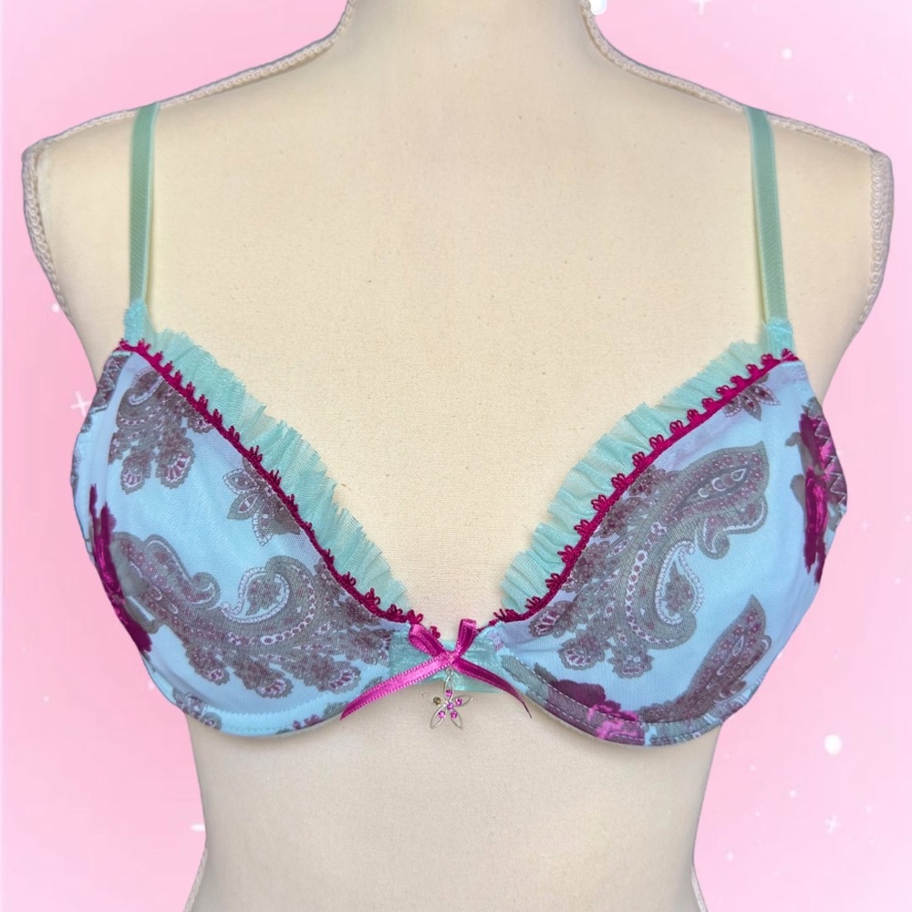 vintage paisley bra